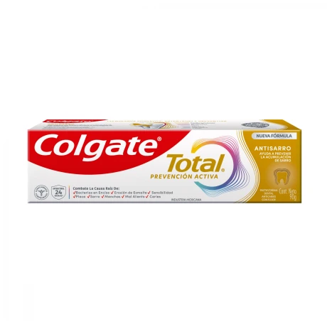 Pasta Dental Colgate Total Antisarro 90GR Pasta Dental Colgate Total Antisarro 90GR