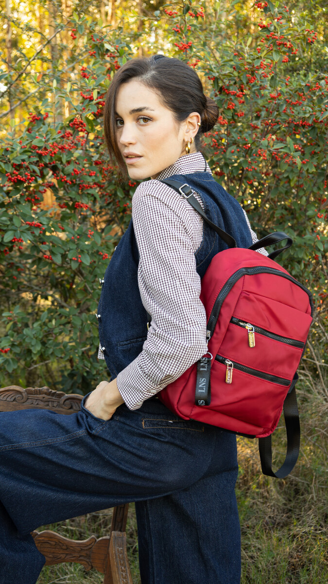 MOCHILA MELILLA - ROJO 