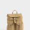 Mochilas Urbanas Mochila Canvas Beige - Marron Beige