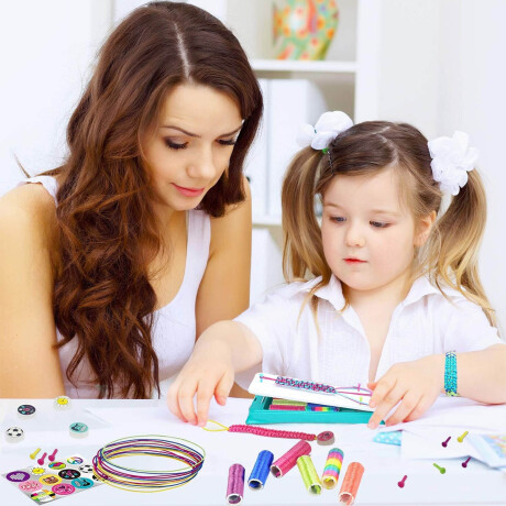 Set Para Crear Pulseras C/ Telar Juguete Infantil Jug025002