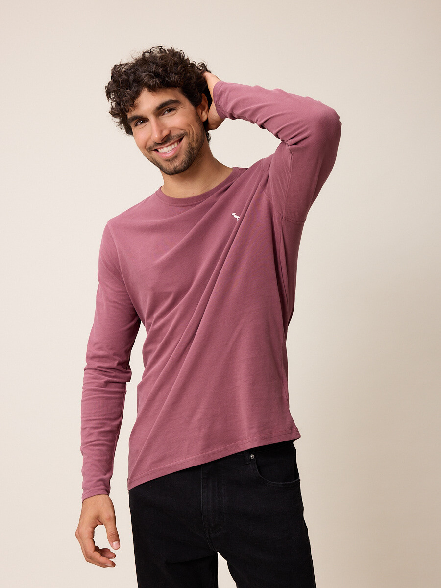T-SHIRT M/L LEOZ POLANCO - Uva 