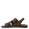 Sandalia de Hombre Freeway Casual Marrón Habana (Cuero Graso)