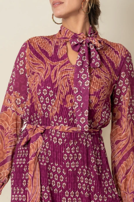 VESTIDO VIOLETA PERSA Magenta