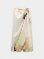 Pantalón Estampado Con Cruce multicolor
