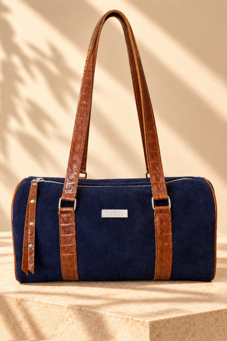 Cartera baulito Azul