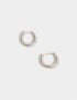Aros Argollas Metal Aros Argolla De Metal - Plateado