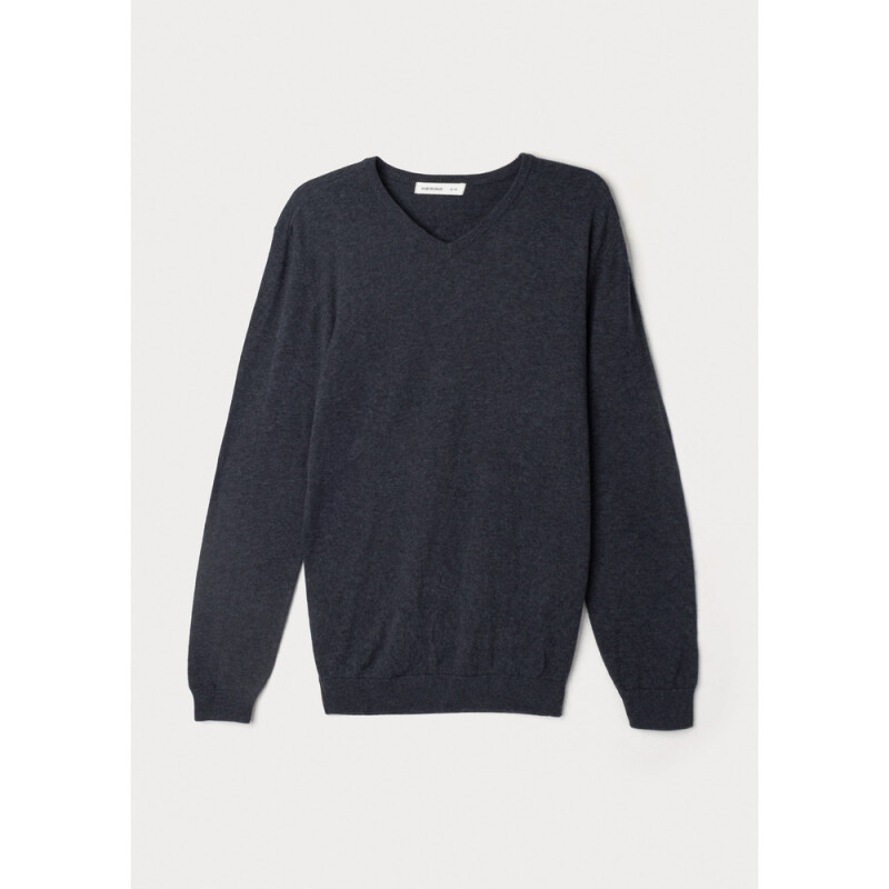BLUSAO MASCULINO ADULTO (SWEATER) PRETO MESCLA