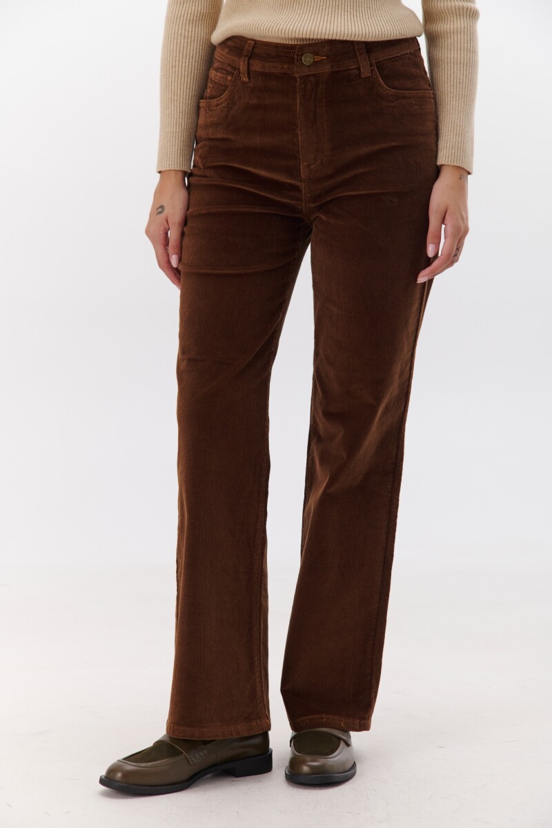 PANTALON PANA CARAMELO