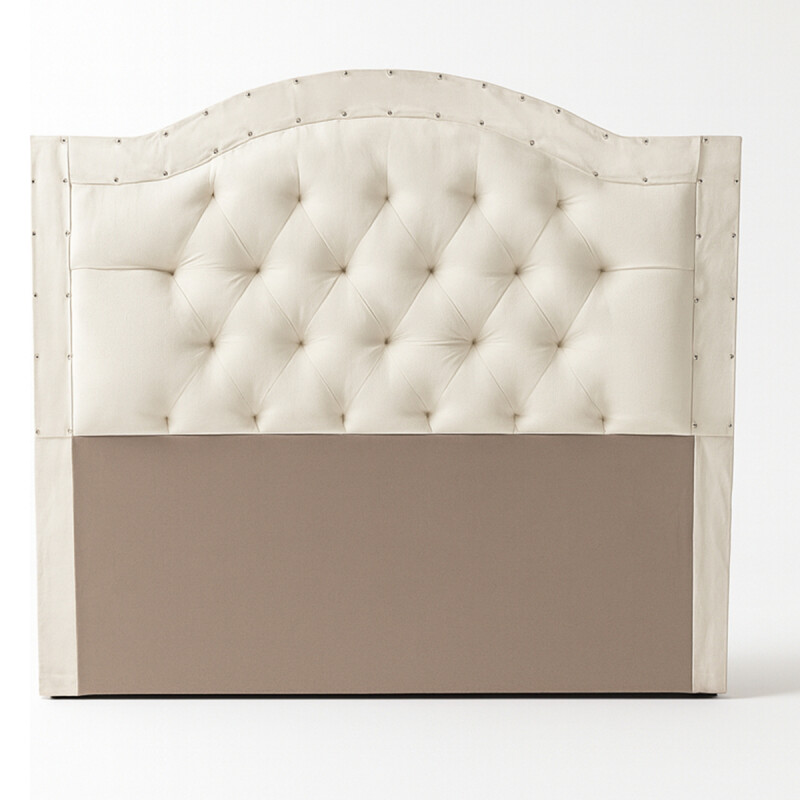 Respaldo Curvo De Sommier Ltc De Madera Forrado En Suede Respaldo Curvo De Sommier Ltc De Madera Forrado En Suede