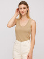 Musculosa Luki Beige