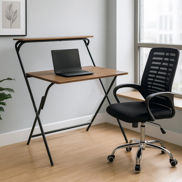 Set De Oficina De Escritorio Plegable y Silla Giratoria Set De Oficina De Escritorio Plegable y Silla Giratoria