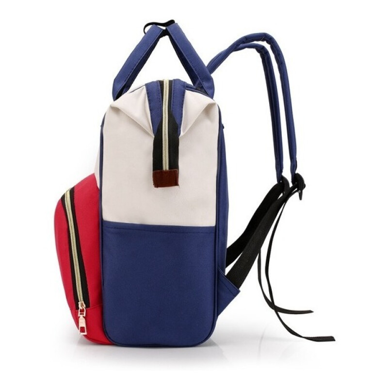 Bolso Mochila Maternal Bebe Resistente Impermeable Madre Multicolor