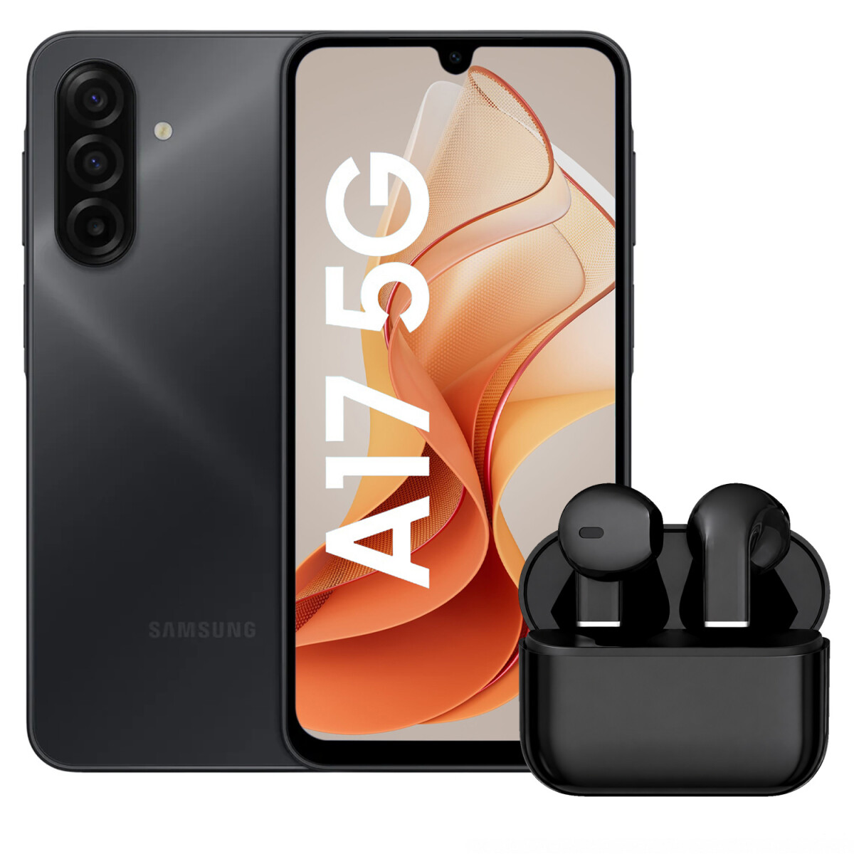 Samsung A17 4/128gb 5g + Regalo - PK SAMSUNG A17 4/128 5G NEGRO + REGALO 