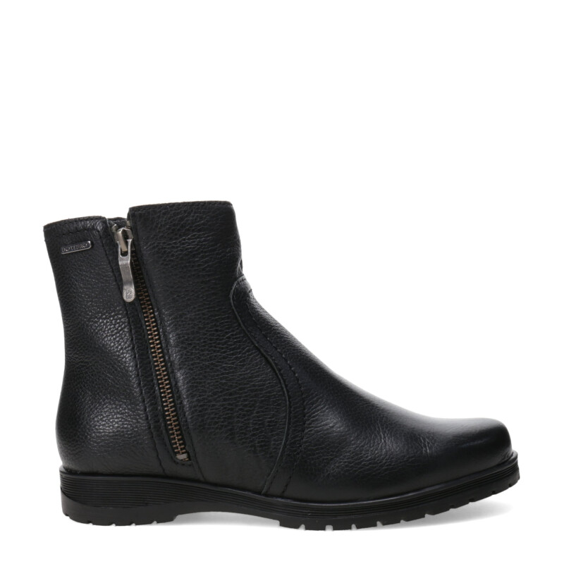 Botas de Mujer Bottero Caña Baja de cuero Negro