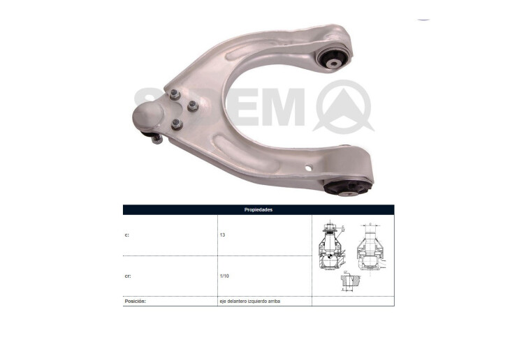 Parilla De Susp Del Mercedes Benz E 280 Cdi (W211)/E 350 (W211)/E 320 Cdi (W211)/E 270 Cdi (W211)/E 280 (W211) 00-25 Izq Parilla De Susp Del Mercedes Benz E 280 Cdi (W211)/E 350 (W211)/E 320 Cdi (W211)/E 270 Cdi (W211)/E 280 (W211) 00-25 Izq