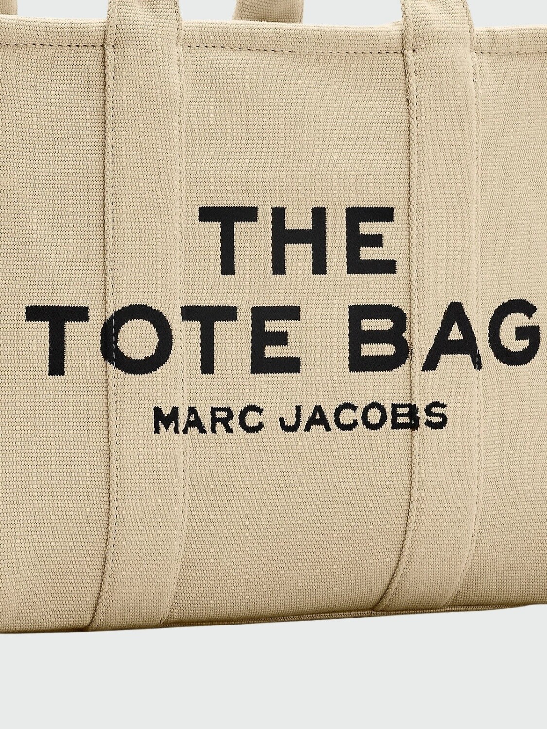 Marc Jacobs- Bolso tejido en jacquard , The Large Tote Beige