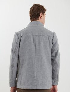 300256 SOBRETODO HARRINGTON LABEL Gris