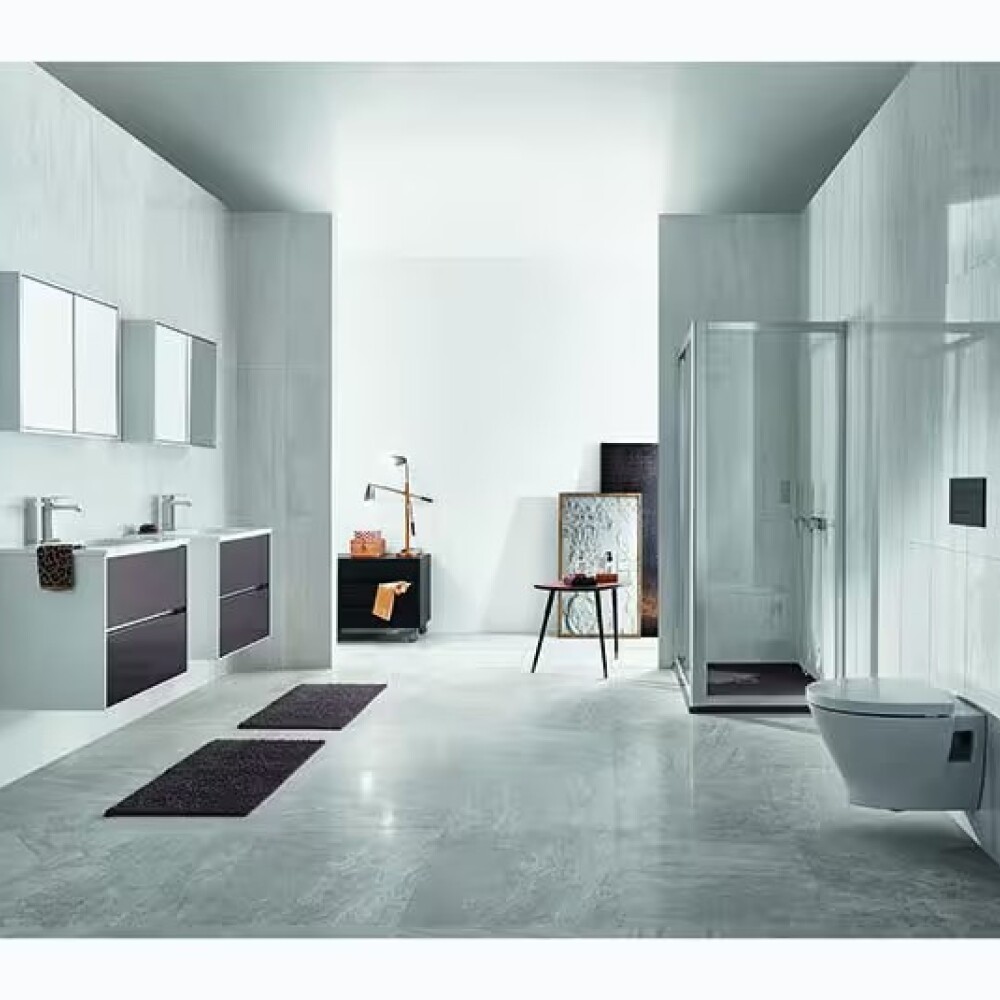 Placa pulsadora Oli Slim negro mate cisterna embutir Placa Pulsadora Oli Slim Negro Mate Cisterna Embutir