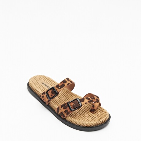 SANDALIA FOCUS TEX Animal Print
