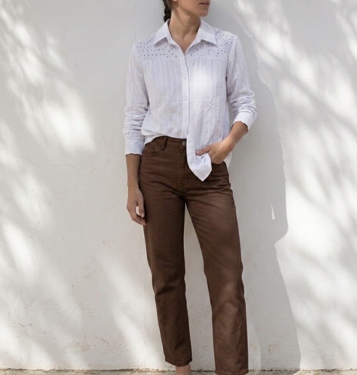 Camisa Belmont - Blanco 