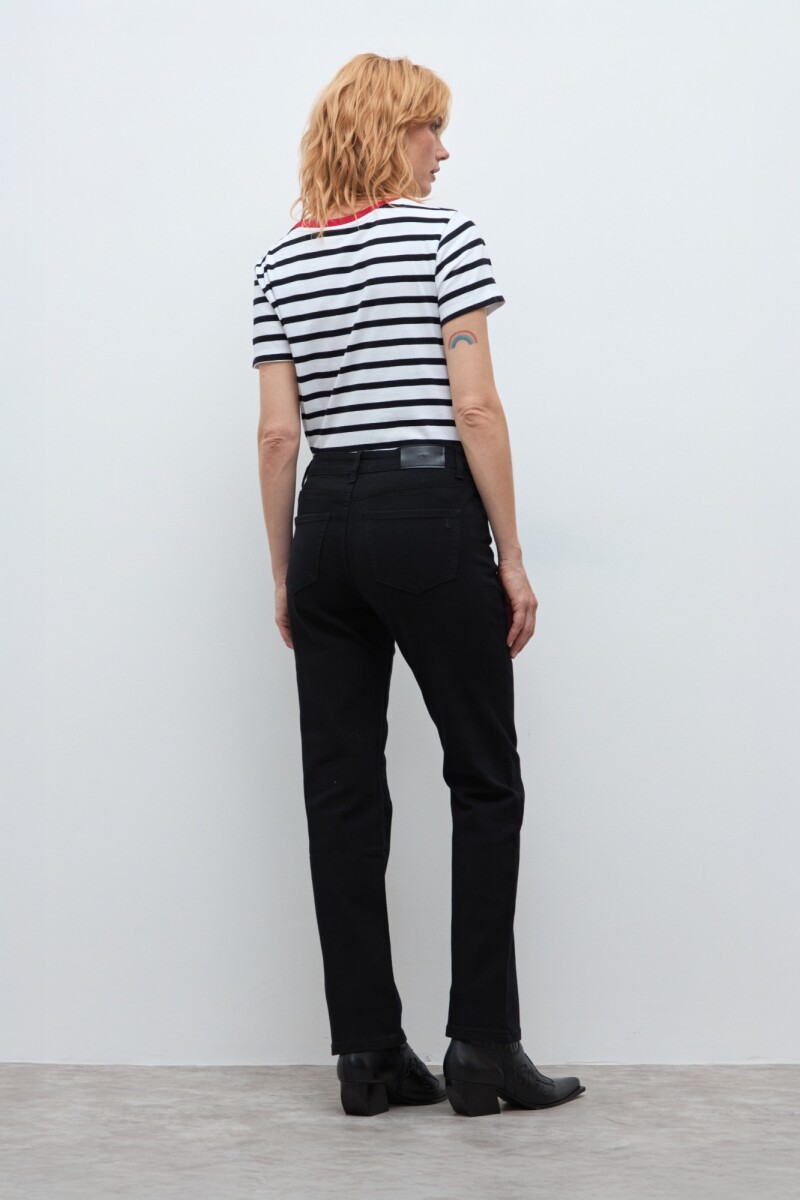 Pantalón recto Amy negro