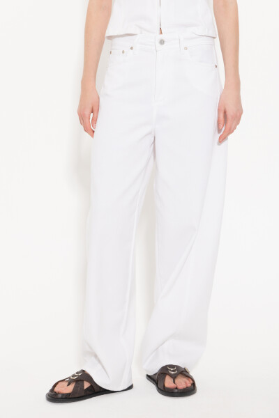 JEANS CARMY WHITE Blanco