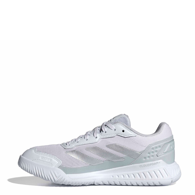 Championes de Mujer Adidas Court Quick P Blanco - Plata