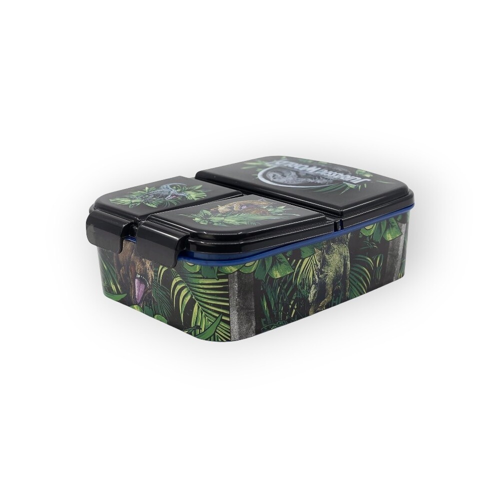 Lunchera Plástica Multicompartimentos Jurassic BAZAR PLASTICO LUNCHERA MULTICOMPART JURASSIC 832