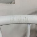 Butaca Taburete Alta De Bar Metal Asiento Acolchonado Blanco