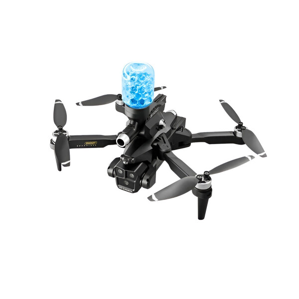 Drone 360 Control Cámara Lanzador Balas Hidrogel De Combate Color Negro