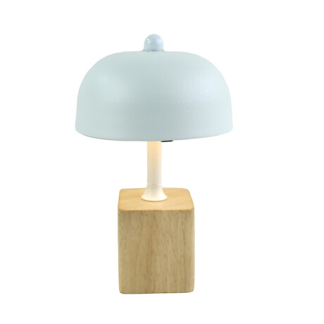 LAMPARA LED HONGUITO BASE CUADRADA MADERA 6X6CM USB 18CM ALTO LAMPARA LED HONGUITO BASE CUADRADA MADERA 6X6CM USB 18CM ALTO