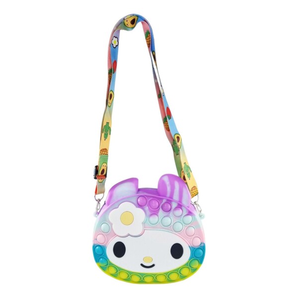Cartera Pop It Multicolor Niños Infantil Regalo Burbujas Color Variante MULTICOLORAMARILLO