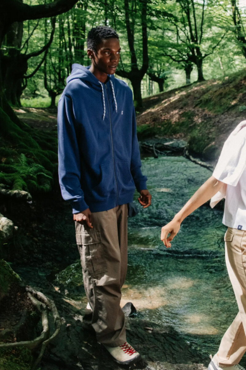 Canguro Full Zipp Blue Banana Azul