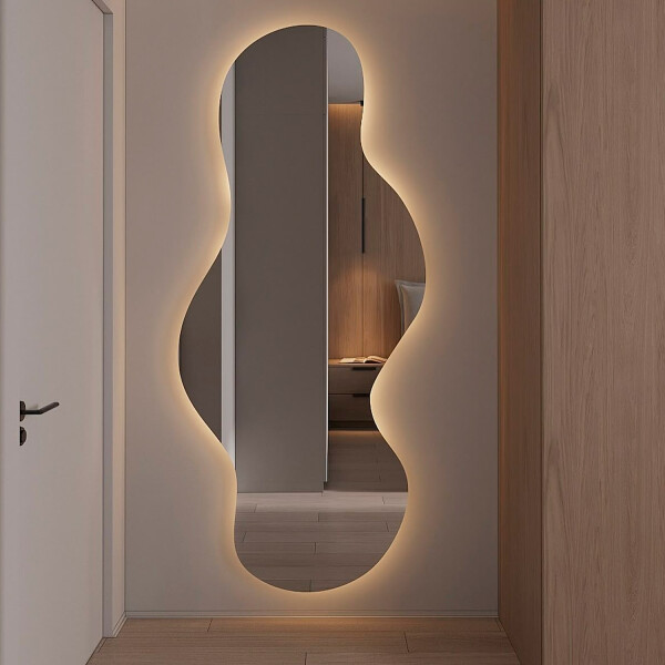 Espejo Irregular Sin Marco Cuerpo Entero Led 160x50cm ESPEJO IRREGULAR LED-M-05 160X50