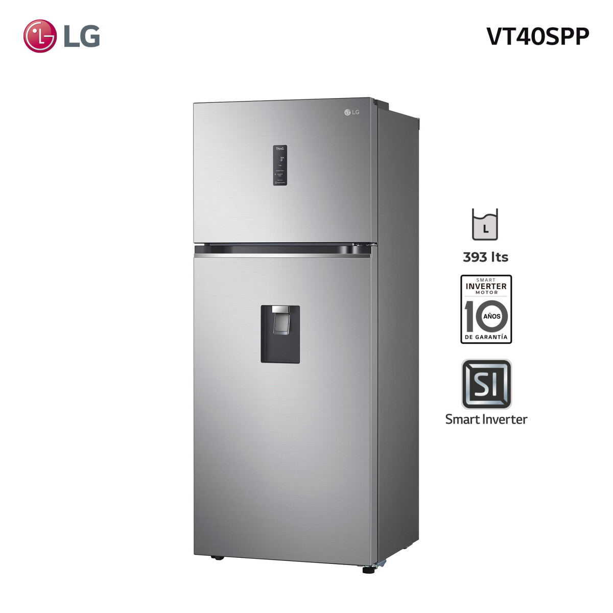 Heladera Lg VT40SPP Inverter 423L 
