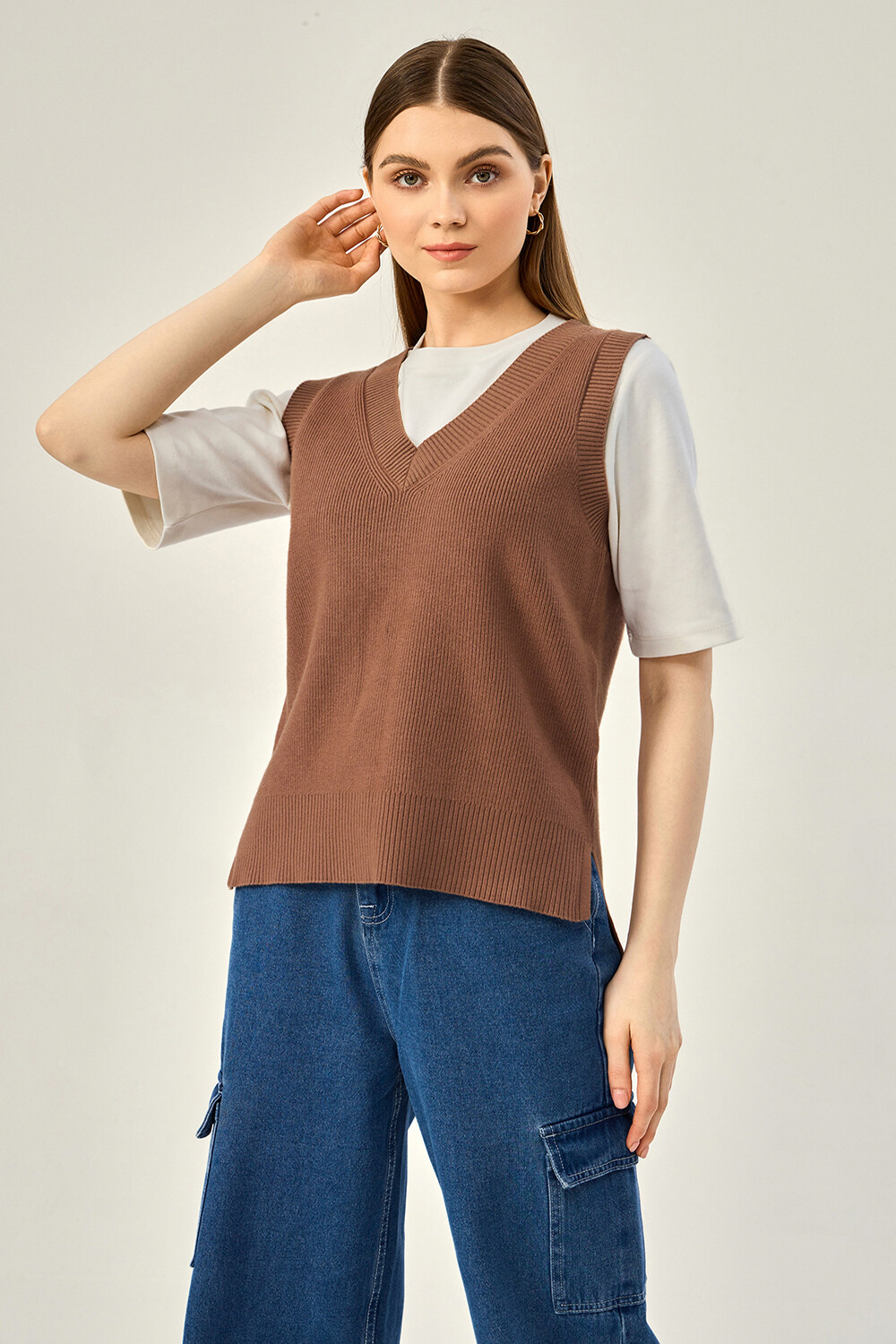 Chaleco Bosques Taupe / Mink / Vison