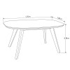 JUEGO COMEDOR NEW XS10/6 - CRUDO 305530/SE (CD) Unica