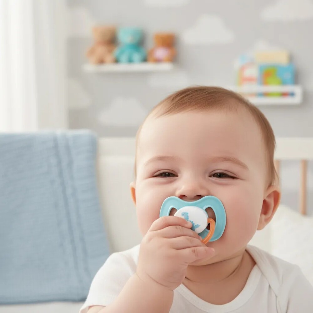 Set x2 chupetes BUBA fisiologico 0-6 meses dino magic