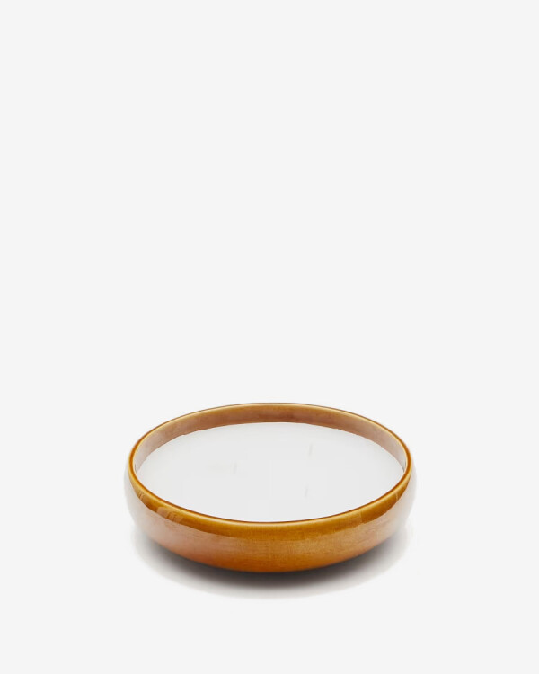 Vela Sapira de cerámica naranja Ø 21 cm