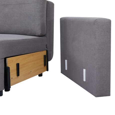 Sillón Cama Kirsten 3 Cuerpos Beige