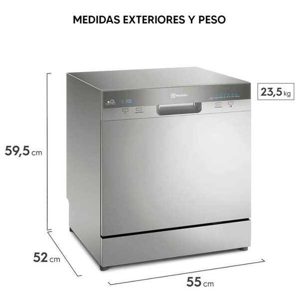 Lavavajillas Electrolux Ehce08m5stg LAVAVAJILLAS ELECTROLUX 8SER 08M5STG AP