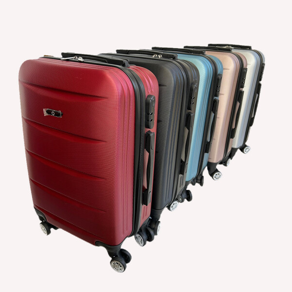 Valija Carry-on fibra Rojo