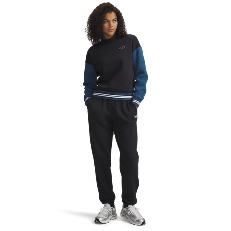 Icon Flc Varsity Jogger-WHT BLK-001