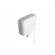 Deposito De Colgar Elevado Pvc Blanco Brillo Para Baño