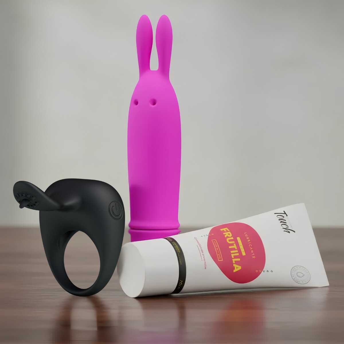 Combo Mini Vibrador + Anillo Vibrador + Gel Intimo 