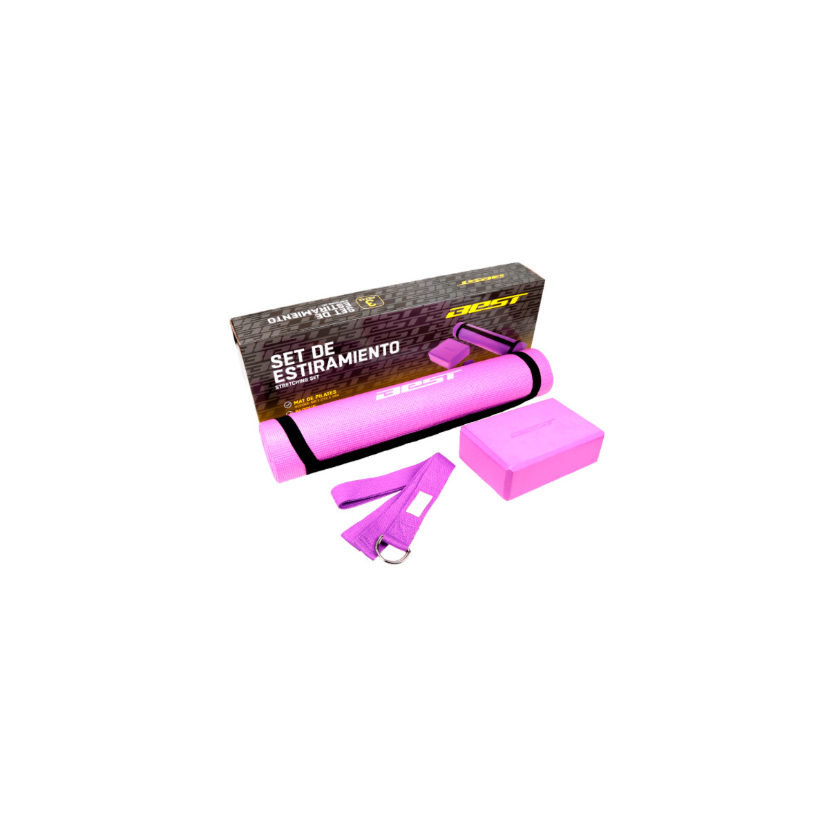 Set Para Yoga O Estiramiento Best Power Fitness 