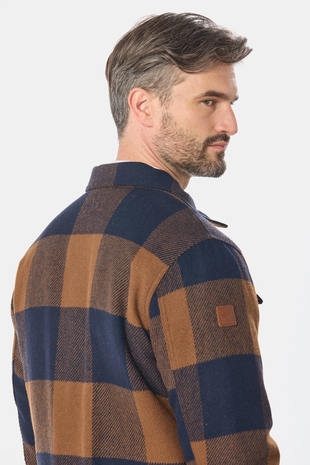 CAMPERA DE ABRIGO DE PAÑO Azul