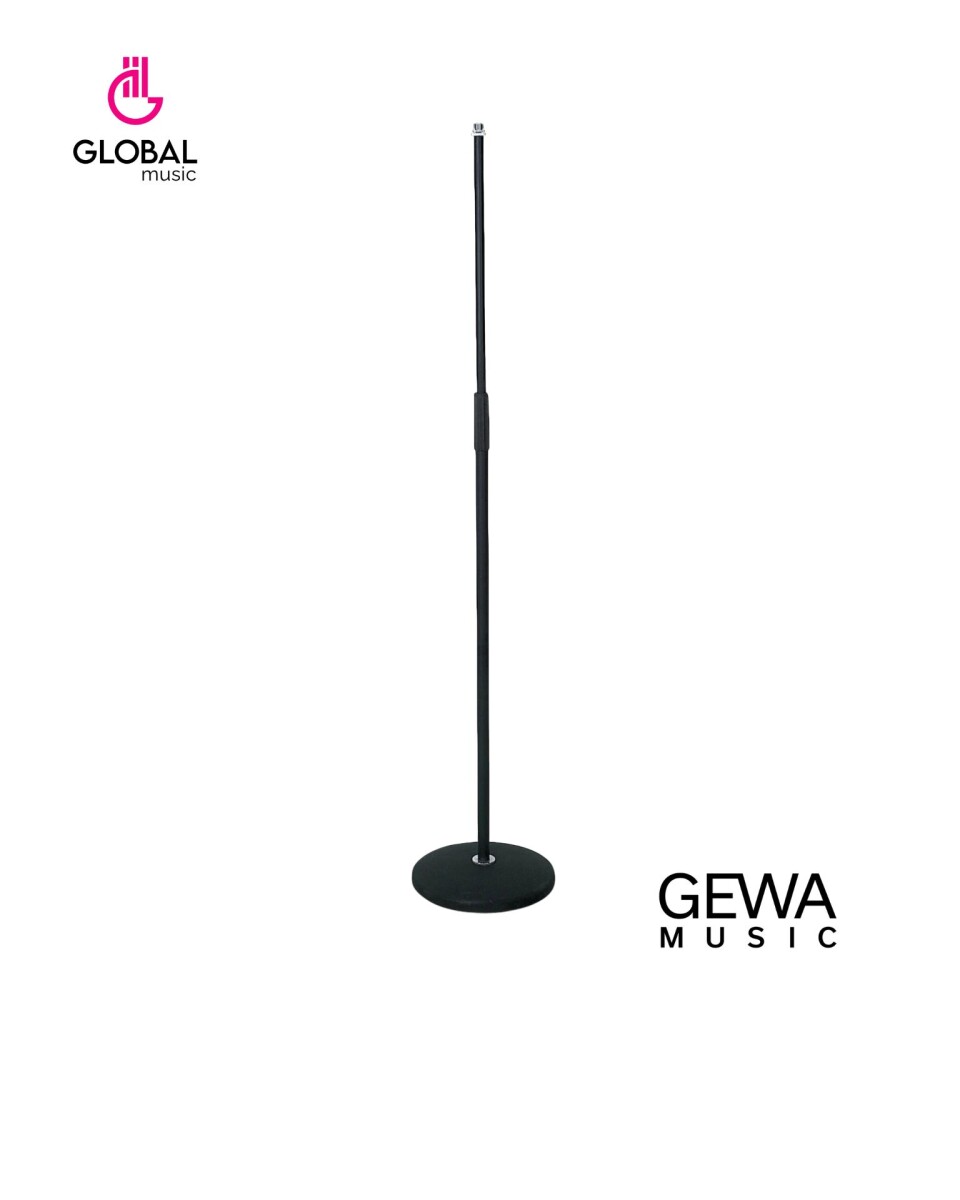GEWA Stand de Micrófono VE6 Negro MS-10B 
