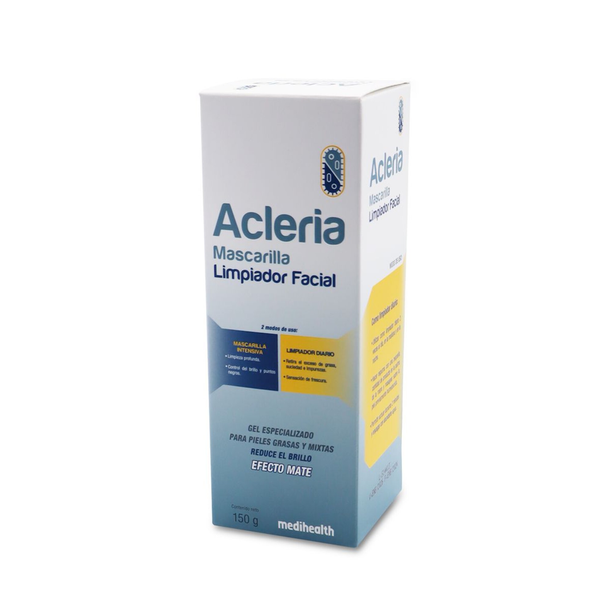 ACLERIA MASCARILLA LIMPIADOR FACIAL POMO — Farmacenter