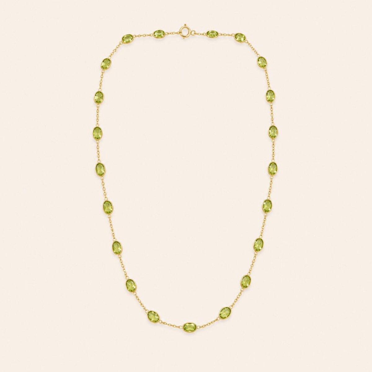 Collar Peridoto - Oro 18k 